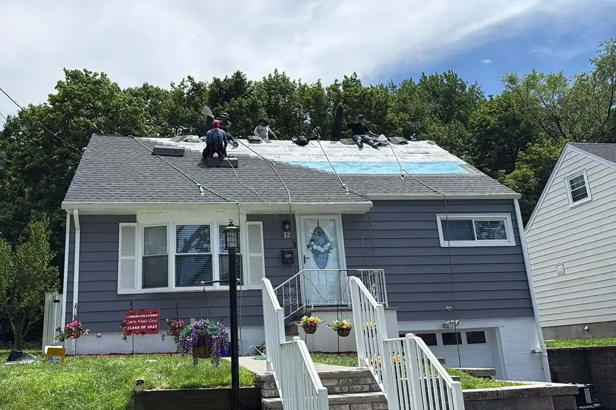Roofing reference image from Effective’s existing website